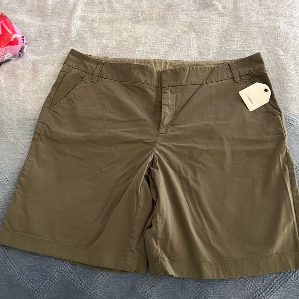 Caslon, olive/khaki shorts (16)